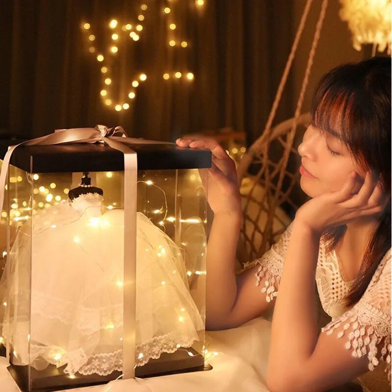 Hộp Quà Mô Hình Váy Cưới Quà Tặng