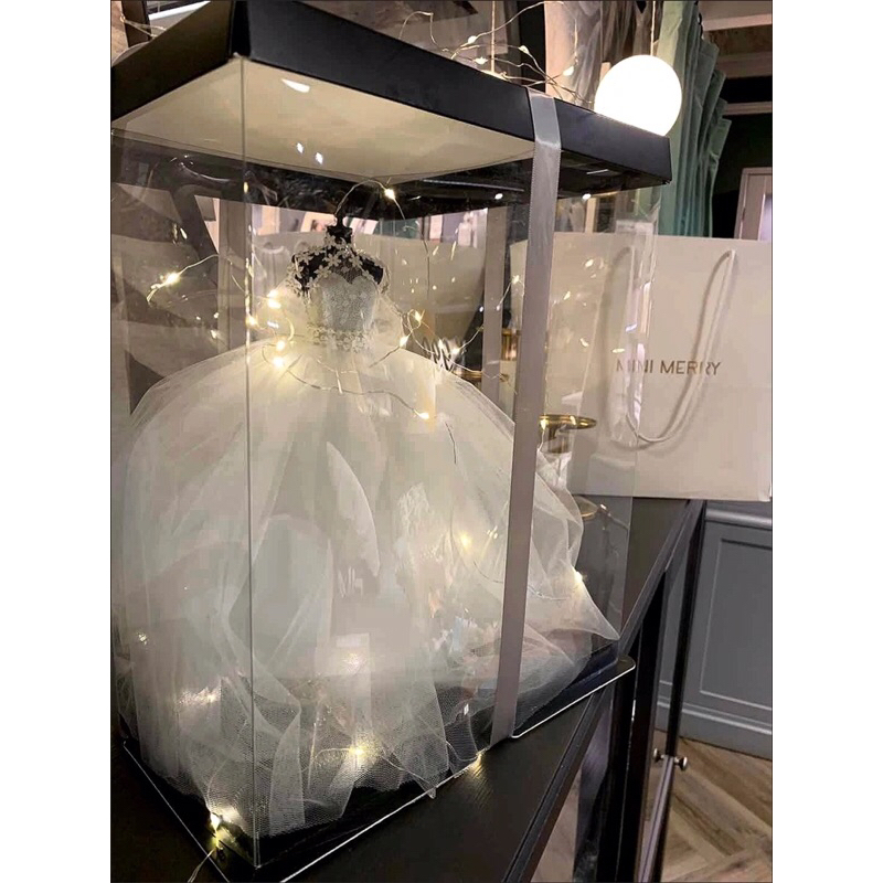 Hộp Quà Mô Hình Váy Cưới Quà Tặng