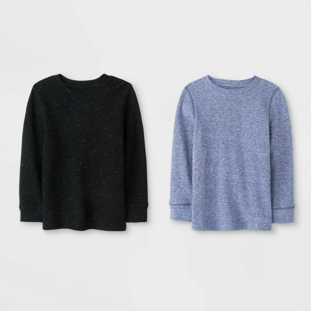 Áo thun dài tay bé trai 8-18kg chất thun tổ ong xịn đẹp C&J VNXK size 12M-5T, áo thu đông bé trai chất tổ ong