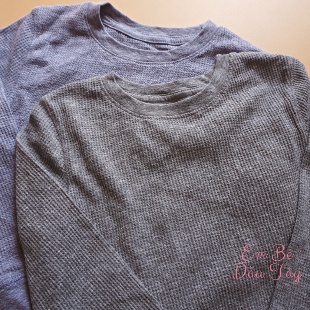 Áo thun dài tay bé trai 8-18kg chất thun tổ ong xịn đẹp C&J VNXK size 12M-5T, áo thu đông bé trai chất tổ ong