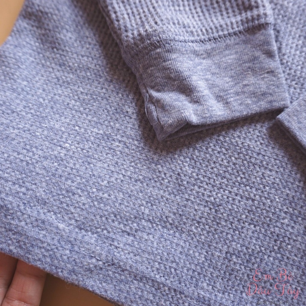 Áo thun dài tay bé trai 8-18kg chất thun tổ ong xịn đẹp C&J VNXK size 12M-5T, áo thu đông bé trai chất tổ ong