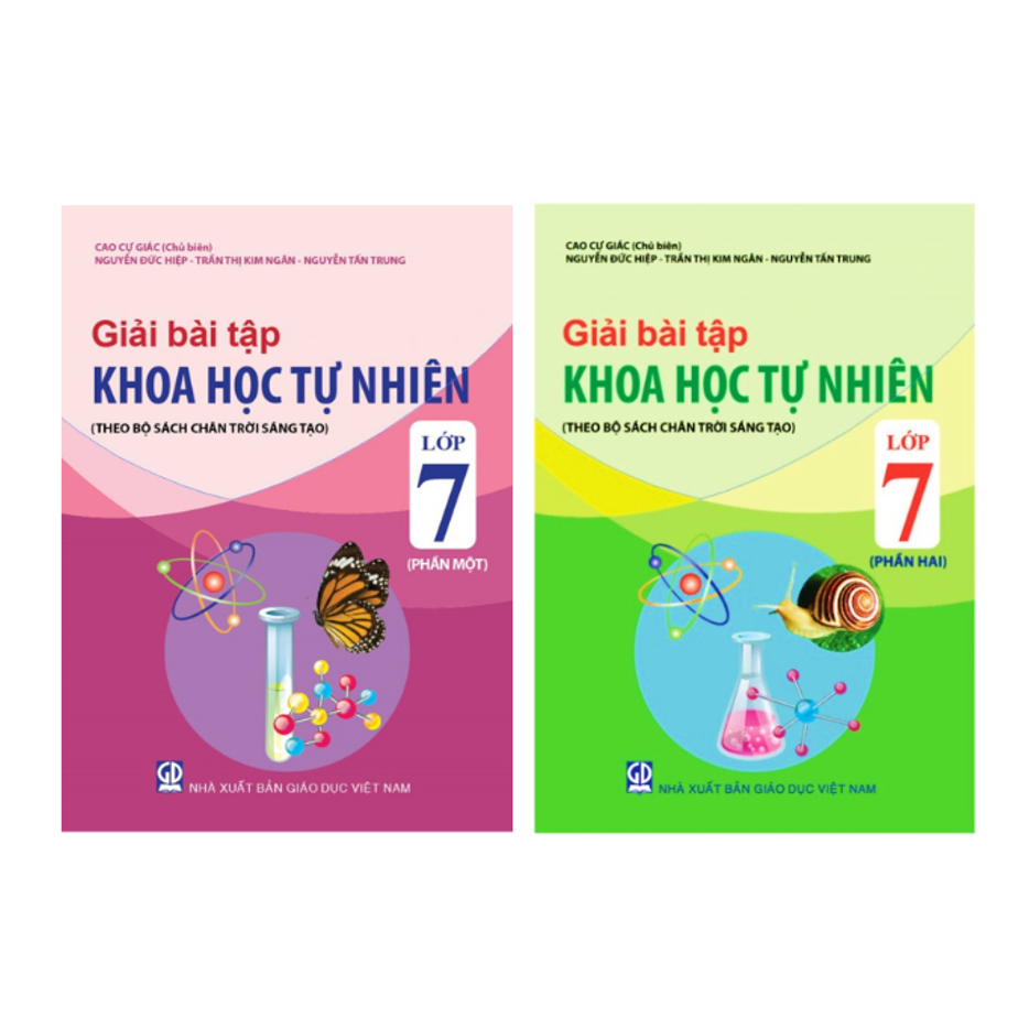 Sách - Combo 2 cuốn Giải bài tập Khoa học tự nhiên lớp 7  - KL