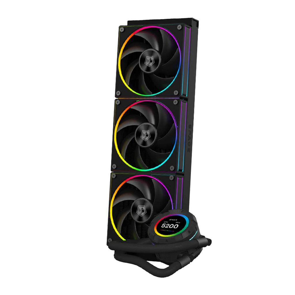 Tản nhiệt nước ID-Cooling Space SL360 LCD ARGB - Đen bảo hành 5 năm