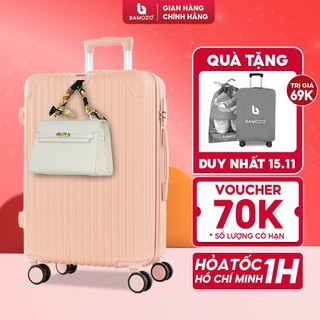 Vali Du Lịch Size 20, Size 24 Bamozo 8801 Cao Cấp, Vali Kéo Nhựa Rẻ Bền Đẹp - Bảo hành 5 năm