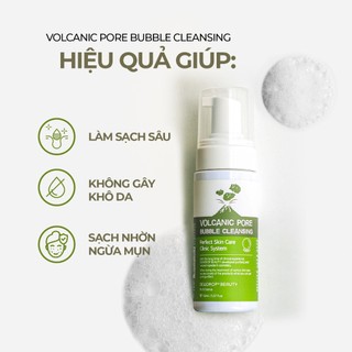 Bọt rửa mặt đất sét trị mụn -Dewdrop Beauty Volcanic Pore Bubble Cleansing