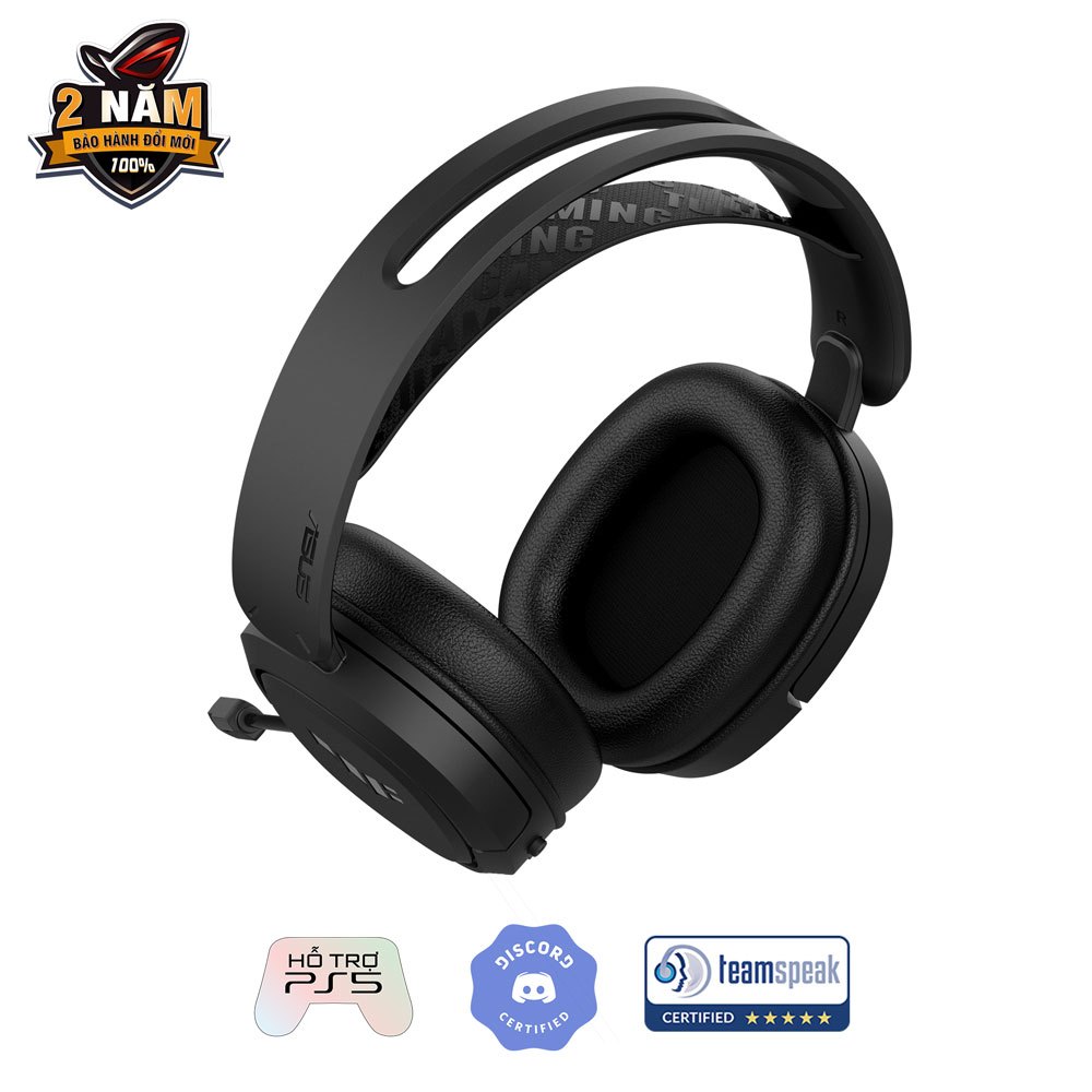 Tai nghe gaming ASUS TUF GAMING H1 Wireless 2.4GHz, âm thanh vòm 7.1