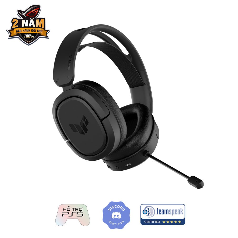 Tai nghe gaming ASUS TUF GAMING H1 Wireless 2.4GHz, âm thanh vòm 7.1