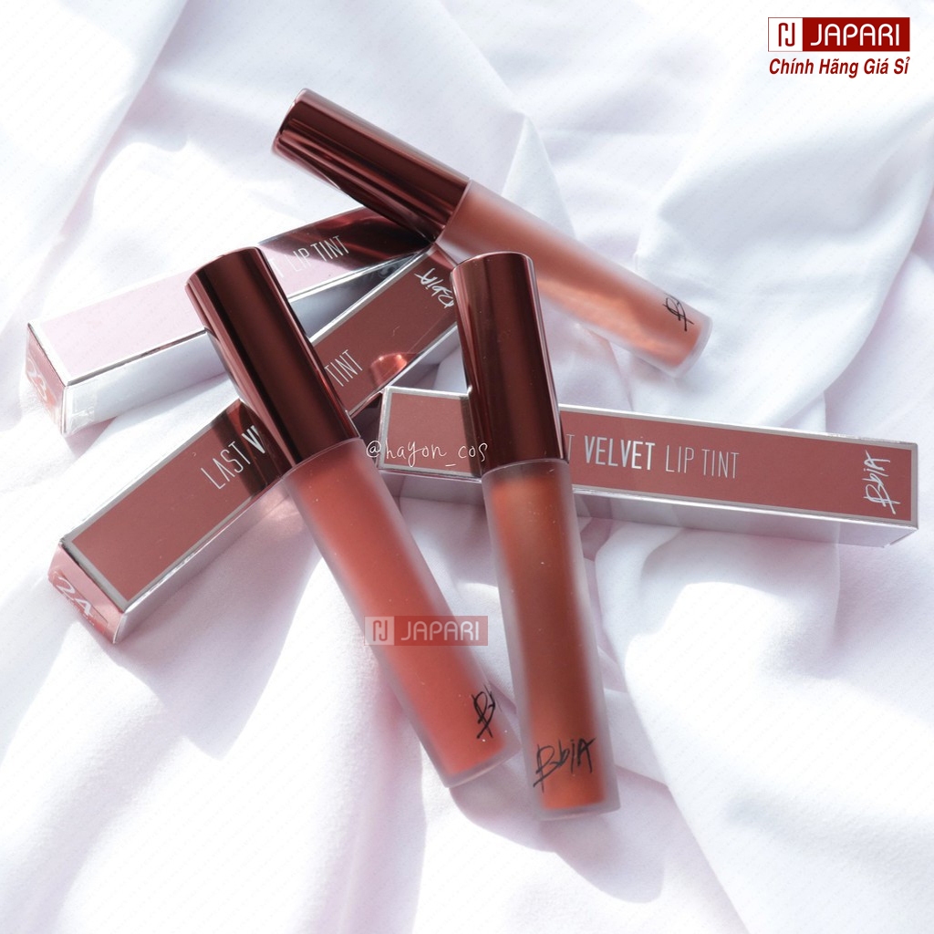 Son Bbia 25, 39, 36 CHÍNH HÃNG Hàn Quốc - Son Kem Lì Lâu Trôi Bbia 02 04 12 24..., Bbia Last Velvet Tint Ver 5 - Japari