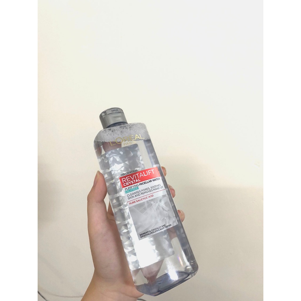 Nước Tẩy Trang Loreal Tím/Xám 400ml/95ml Micellar Water CHÍNH HÃNG-Tẩy Trang L Oreal Cho Da Dầu Mụn Khô Nhạy Cảm Japari