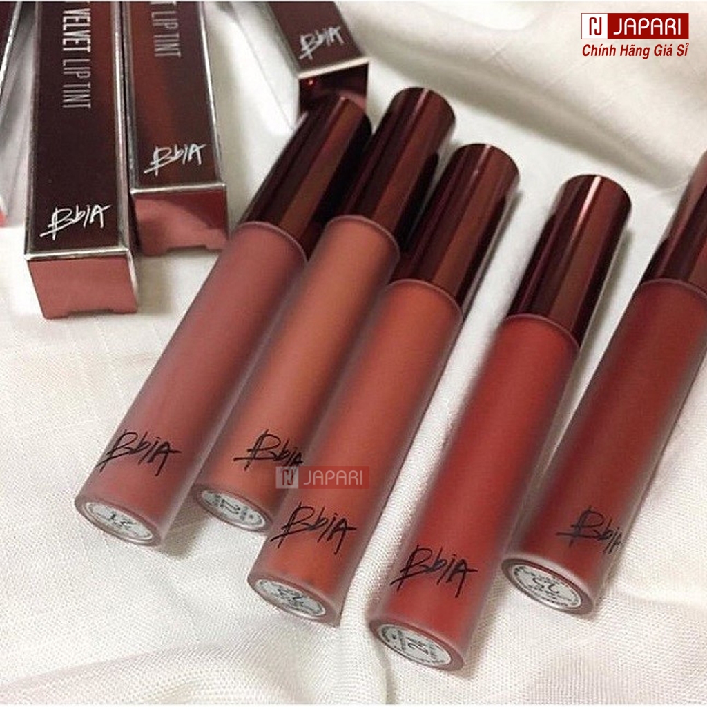 Son Bbia 25, 39, 36 CHÍNH HÃNG Hàn Quốc - Son Kem Lì Lâu Trôi Bbia 02 04 12 24..., Bbia Last Velvet Tint Ver 5 - Japari