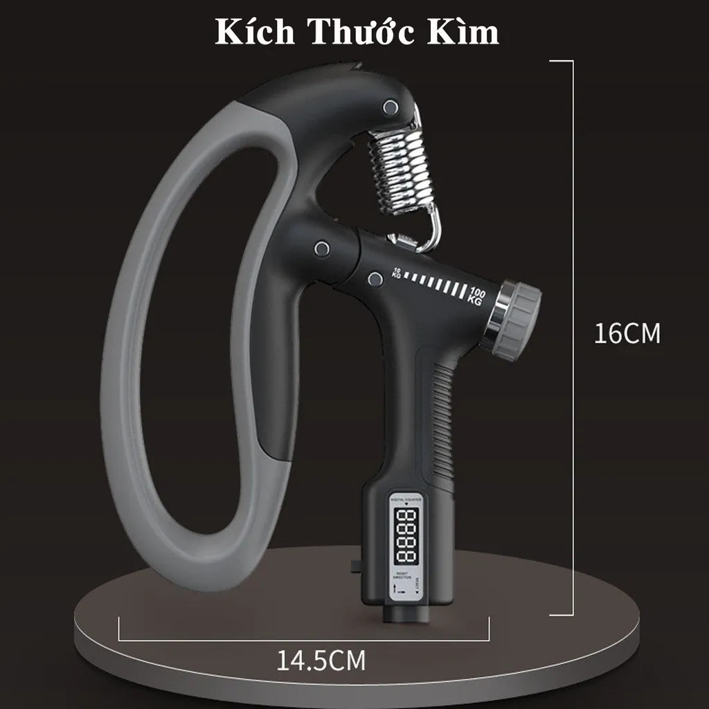 Kìm Bóp Tay Có Máy Đếm Chuyên Nghiệp Kìm Tập Cơ Tay