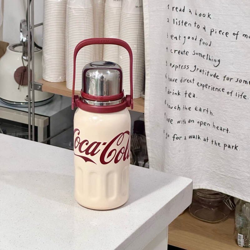 Bình nước giữ nhiệt Germ Coca Cola inox 316 chính hãng - Một chút xinh