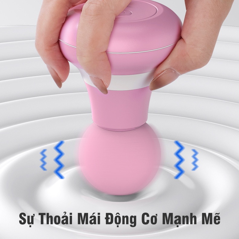 Máy Massage Cầm Tay Mini Súng Massage 6 Chế Độ Giảm Đau Mỏi Cơ Bắp Mát Xa Lưng Vai Cổ Gáy Mat Xa Toàn Thân