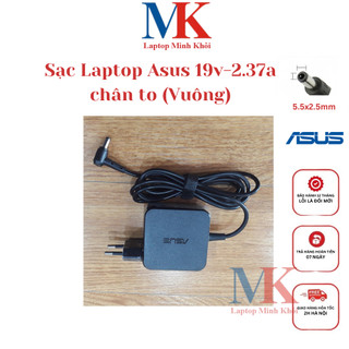 Sạc Laptop Asus 19v-2.37a CHÍNH HÃNG chân to 5.5x2.5mm ZIN(LOGO ASUS) LAPTOPMINHKHOI