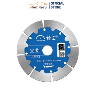 Lưỡi cắt Caowang 121mm cắt gạch, đá, bê tông cho máy cắt rãnh tường hàng chuẩn