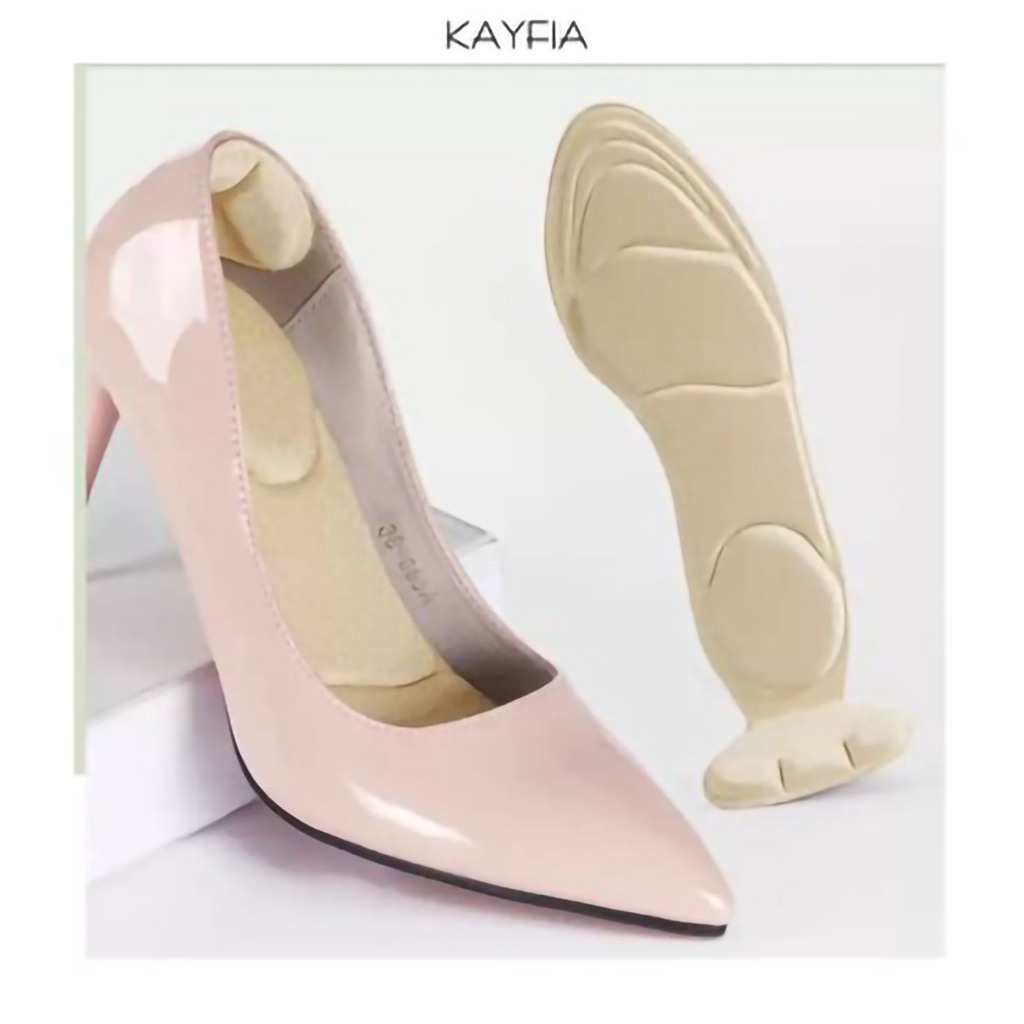 KAYFIA - 2 Lót giày cao gót siêu êm chân Chống trầy da Giúp giảm size giày bị rộng Dáng full bàn