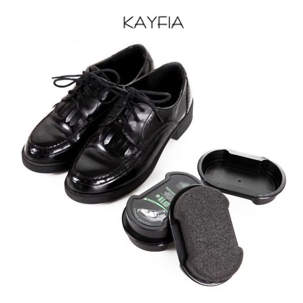 Mút đánh giày Shoe KAYFIA Tạo Độ Bóng Tức Thì Cho Giày Da Giày Túi, Ủng, Ghế da