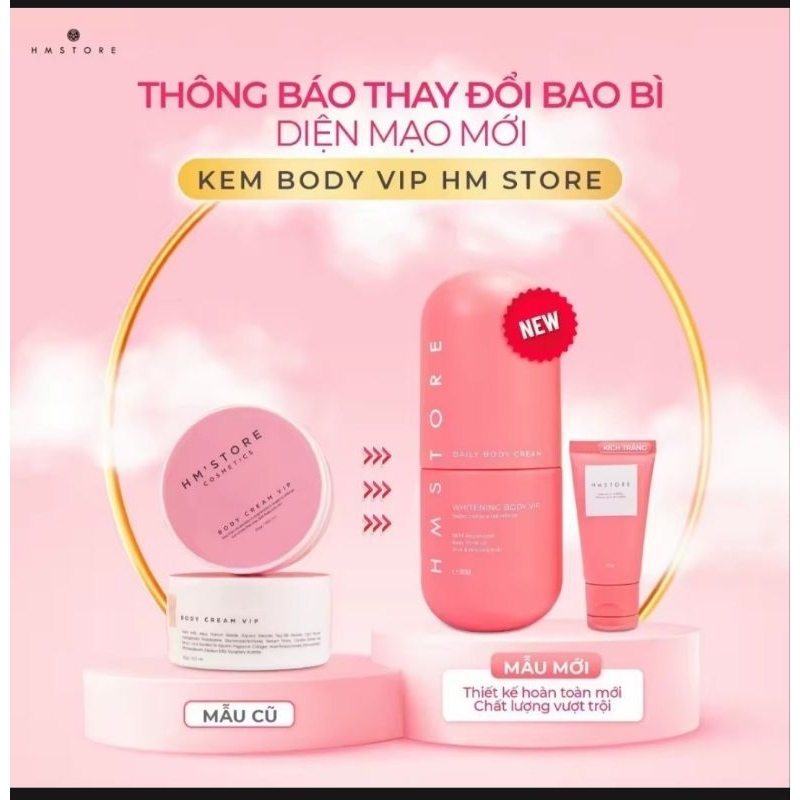 Kem Body Vip HM Store