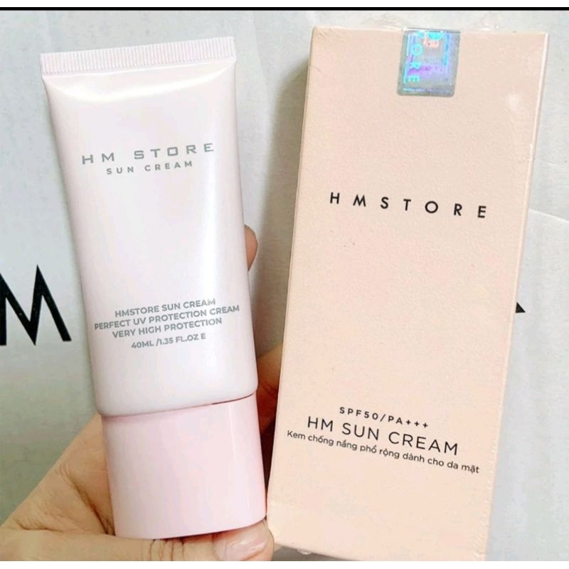 Kem Chống Nắng Dưỡng Trắng Kèm Dầu HM Store