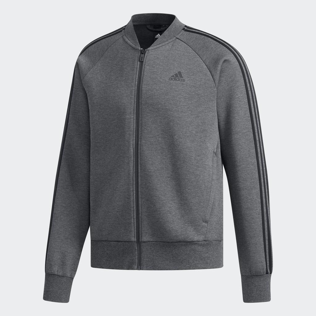 Adidas Zipper Casual Sports Jacket Grey chỉ duy nhất size S á