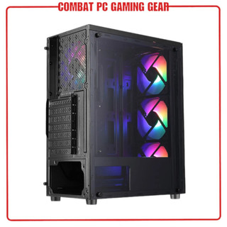 Case Máy Tính Jetek Squid A5 Game (Sẵn 4 Fan RGB)