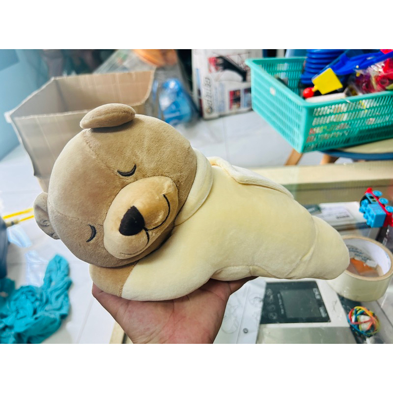 Gấu bông có pin Slepping Bear ru ngủ cho bé hàng USA
