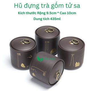 Hũ, bình đựng trà bằng gốm