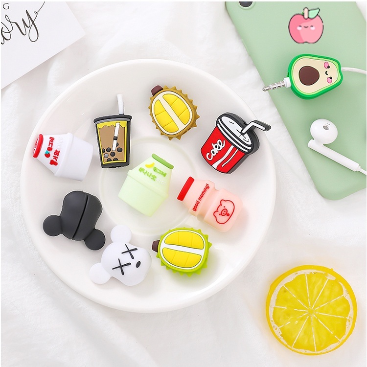 Phụ Kiện Bảo Vệ Đầu Dây Sạc Hình Dễ Thương, Chống Đứt Gãy Dây Sạc