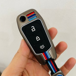 Ốp chìa khóa Ranger XLT, Witrack mẫu hợp kim T03 - kèm móc treo tiện lợi