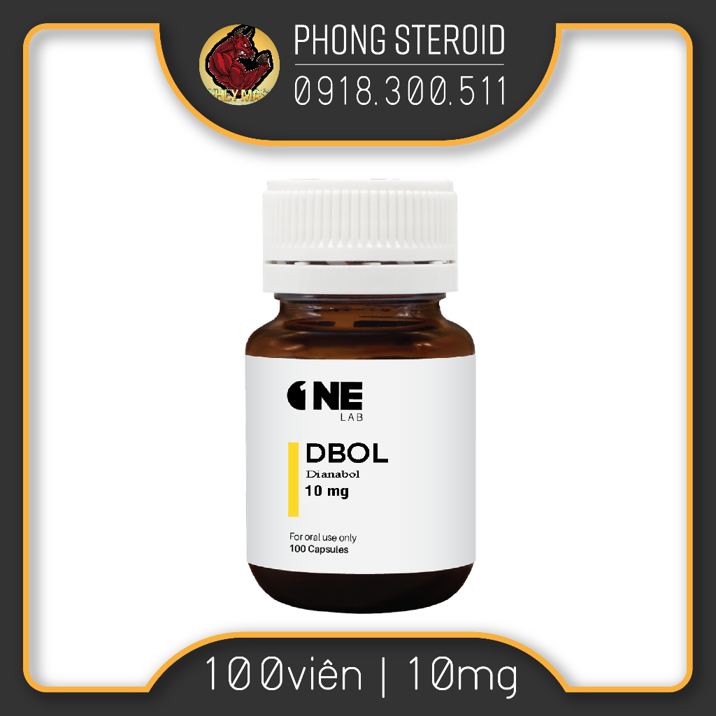 🔥TĂNG CƠ🔥 DBOL 10 mg  - CHÍNH HÃNG ONELAB 100 Viên