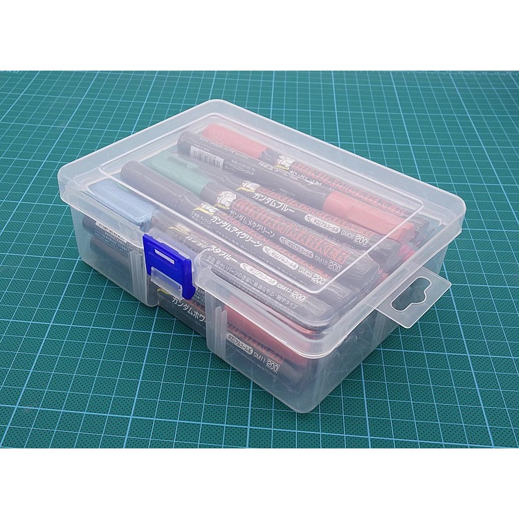 Hộp nhựa đựng Gundam marker Part Panel line dụng cụ mô hình LBX 30MM lưu trữ box storage