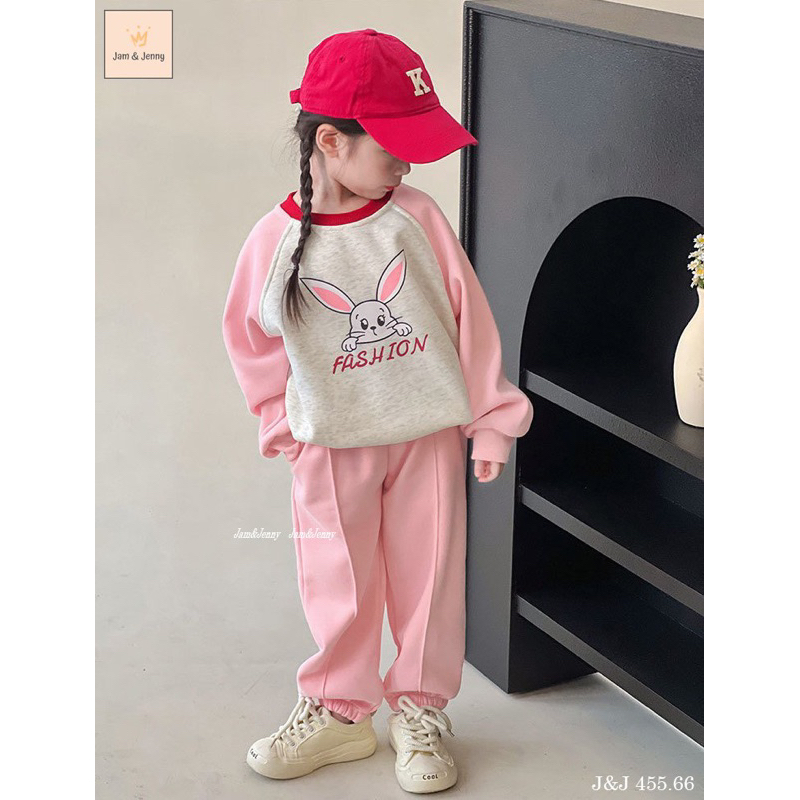 Set thu đông Jam&Jenny hình thỏ bé gái