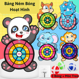Ném bóng dính, Bảng phi tiêu bóng ném dính rèn luyện tính tập trung cho bé