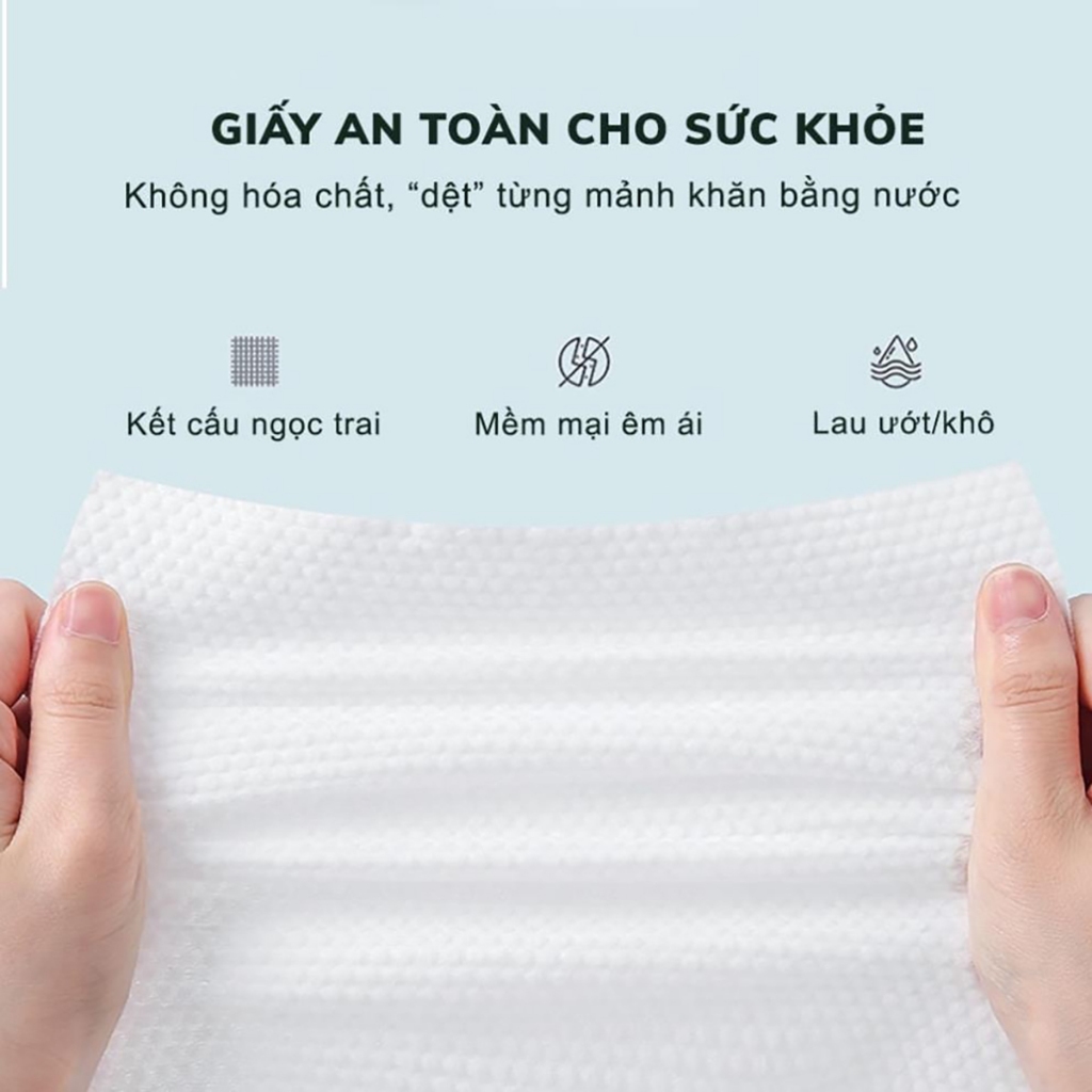 Khăn Giấy Đa Năng Gấu Dâu Lotso 200 Tờ, Khăn Lau Dùng 1 Lần Chất Liệu Mềm Mại, Phù Hợp Da Nhạy Cảm - Việt Linh Store