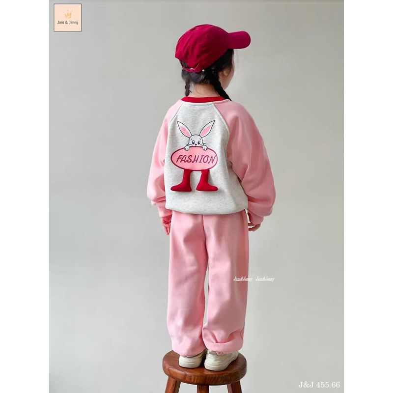 Set thu đông Jam&Jenny hình thỏ bé gái