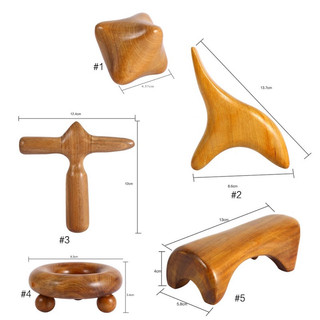 Cây Dụng Cụ Bấm Huyệt Bằng Gỗ Kiểu Thái - Bấm Huyệt Ấn Huyệt Massage Toàn Thân Bàn Chân Cổ Vai Gáy