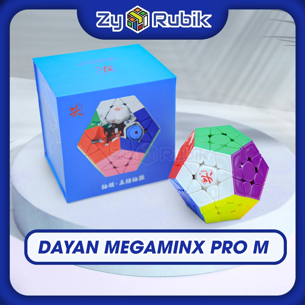 Rubik Biến Thể Dayan MegaminX M Pro Stickerless Có Nam Châm Cao Cấp- Rubic Megaminx Biến Thể- Zyo Ru