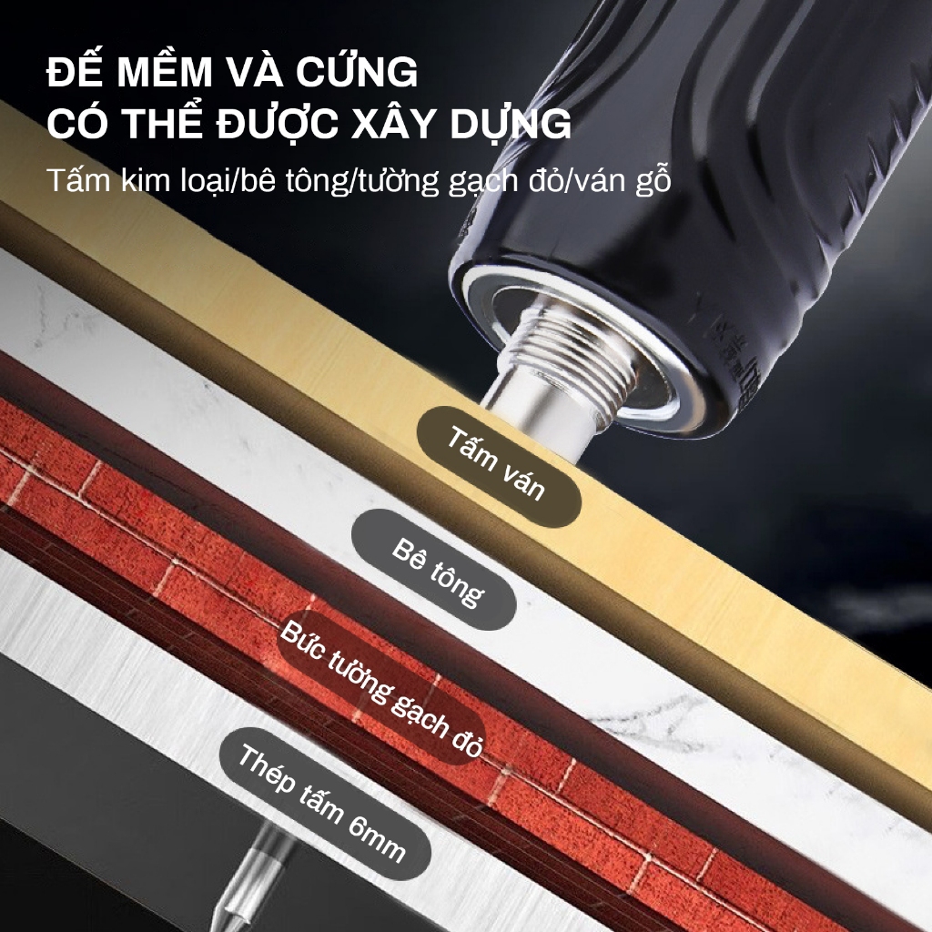 BD Súng Bắn Đinh, Máy Bắn Đinh Hạt Nổ Mẫu mới 2023 Bắn Đinh Bê Tông