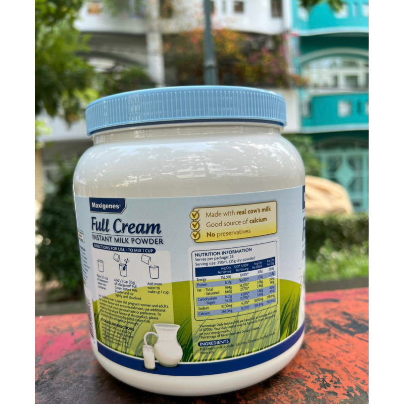 Sữa Bột Tách Béo Maxigenes Skim 1kg