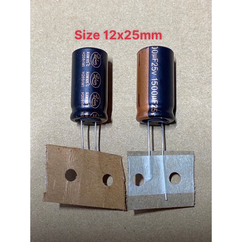 Tụ hoá 25v 100uf 390uf 470uf 680uf 1000uf 1500uf 2200uf chất lượng cao, hàng cắt chân thanh lí cty