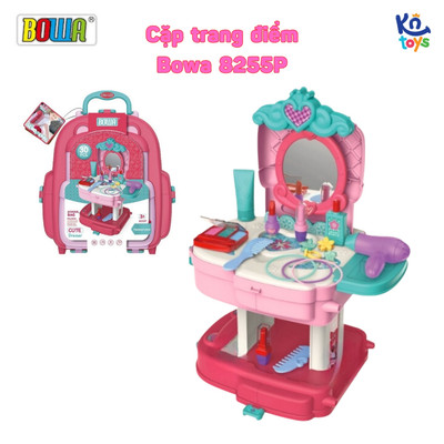 Đồ chơi nhập vai BOWA 8255P – Cặp trang điểm 2in1 30 món