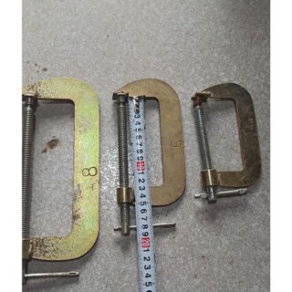 Vam chữ c, kẹp chữ c 4, 5, 8 inch, vam cảo chữ c, kẹp tối đa 100mm, 13mm, 19mm, giá tốt