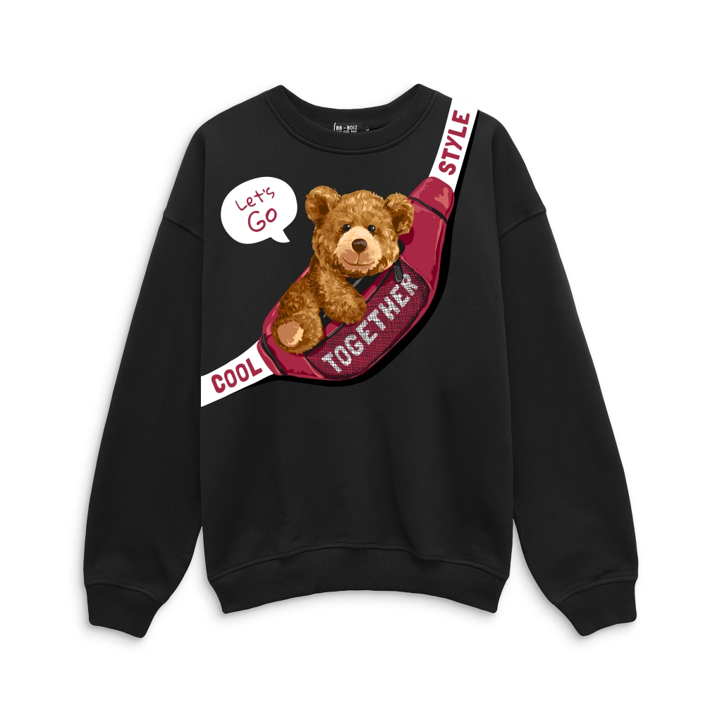 Bigsize Oversize - Áo sweater BB - Boiz nam vải nỉ form bigsize 90kg - 130kg