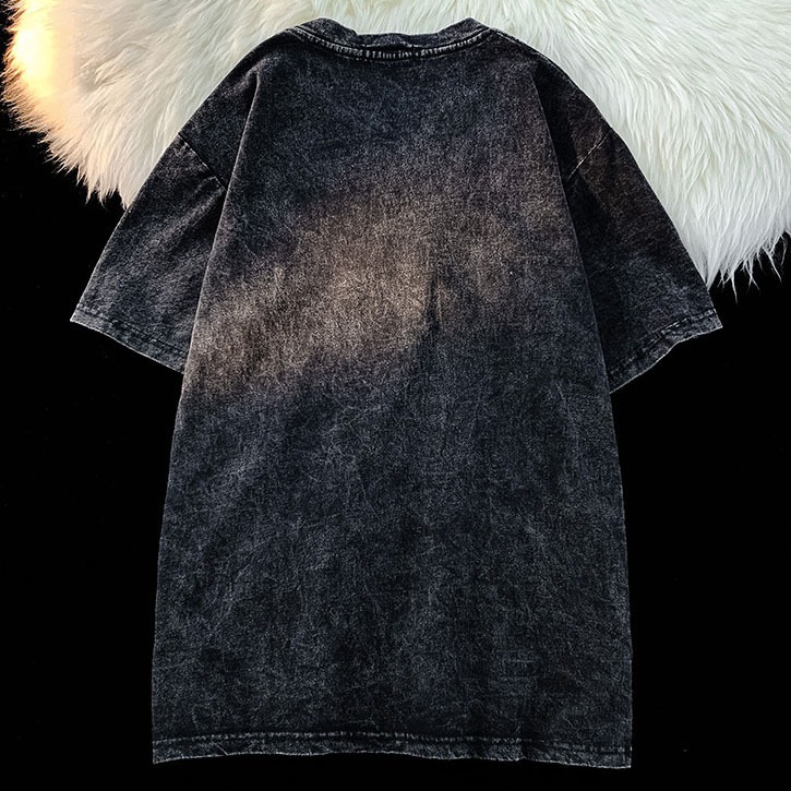 Back stree Áo phông nữ áo thun In đô la áo bigsize nữ áo thun unisex tee vintage 100%cotton