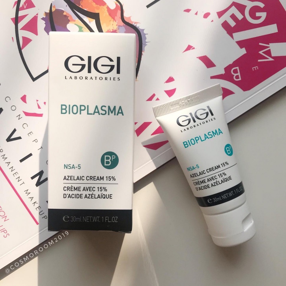Gigi Bioplasma Azelaic Cream 15% - Kem giảm mụn và thâm nám 30ml