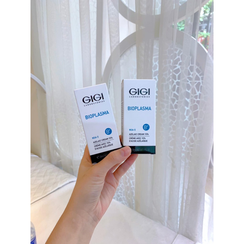 Gigi Bioplasma Azelaic Cream 15% - Kem giảm mụn và thâm nám 30ml