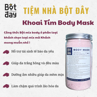 Bột ủ trắng mịn khoai lang tím 500gr bột đây - 100% handmade từ thiên nhiên