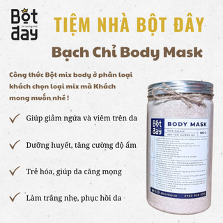 Bột Bạch Chỉ Tắm Trắng Body - 500gr Bột Đây Handmande nguyên chất