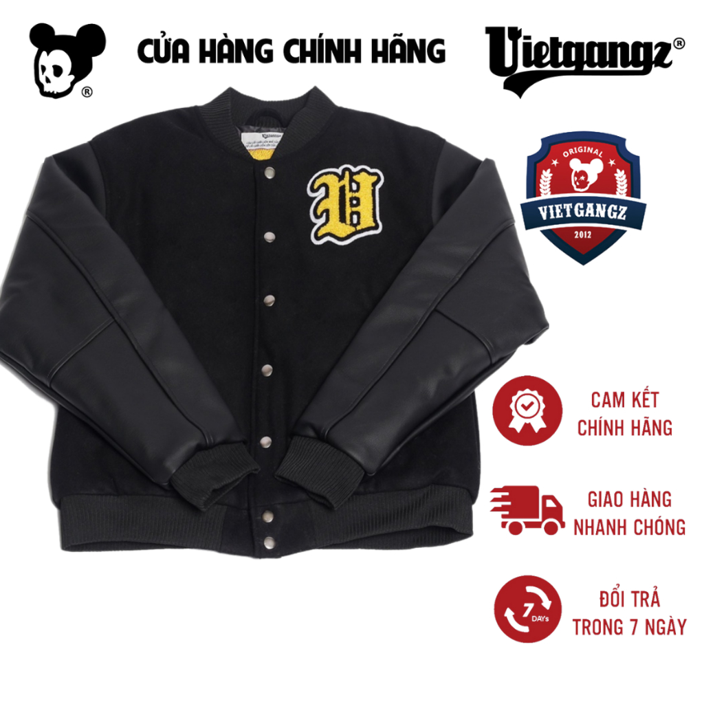 Áo Khoác Varsity Vietgangz Car Club Bản BASE