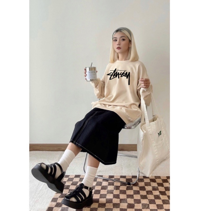 Áo nỉ cổ tròn Ansy THA965